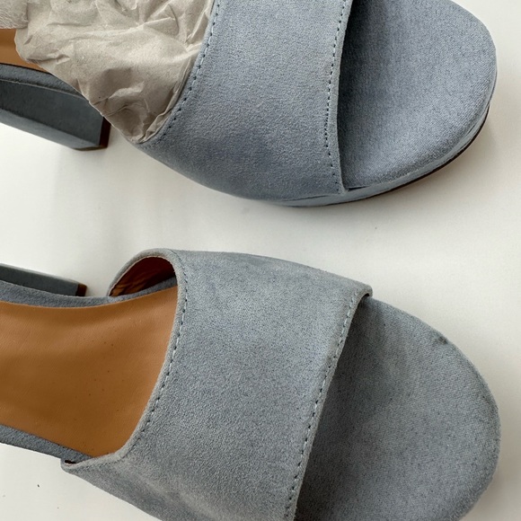 Madden Girl Summit Platform Ankle Strap Heels in Baby Blue Sz 11 - Picture 6 of 10